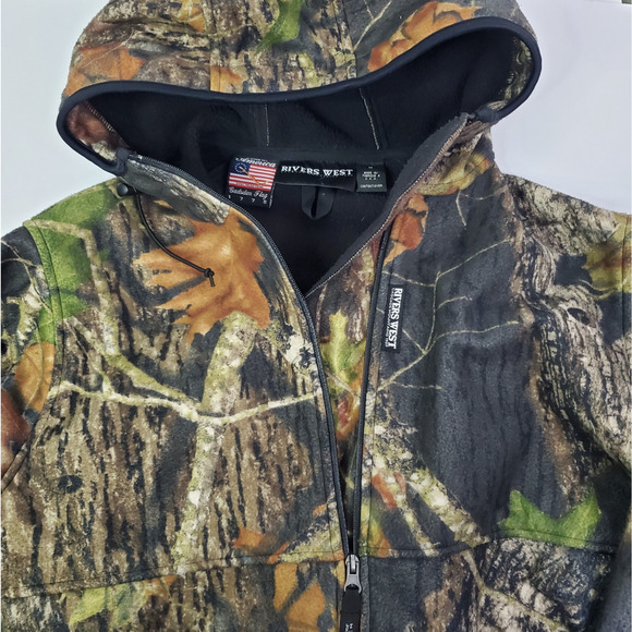 RIVERS WEST Mens Medium Back Country Mossy Oak WaterProof System Jacket - Picture 5 of 10